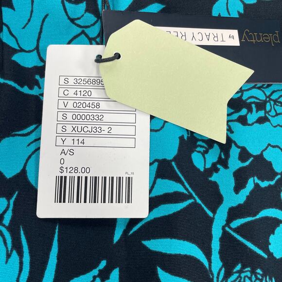 NWT Anthropologie Plenty by Tracy Reese Orange Blue Floral Print Pencil Skirt 0 - Picture 6 of 8